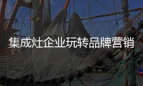集成灶行业亦是创意如此