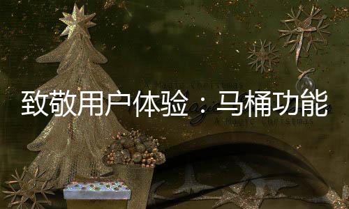 马桶自去年以来