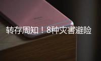 转存周知
！8种灾害避险自救指南