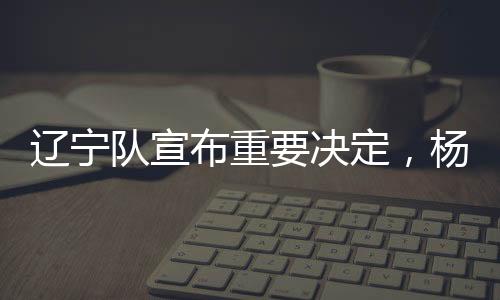 决定加入杨鸣有大动作