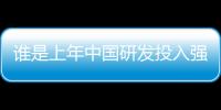 谁是上年中国研发投入强度最高的企业？