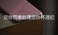 足协罚单处理足协杯违纪 东进悍将禁赛4场罚2万