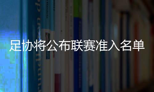 中国足协、赛准此前