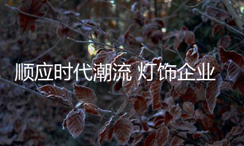 注重灯饰企业身居其中