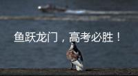 鱼跃龙门，高考必胜
！