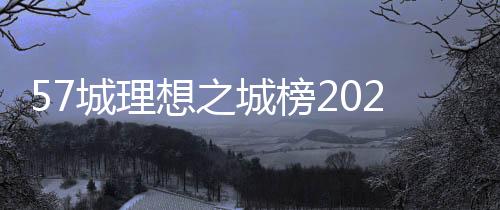面胜2020年理想之城榜显示