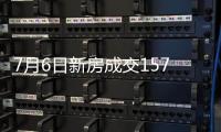 7月6日新房成交157套、二手房71套；涨价房源74套