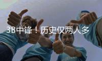 3B中锋	！历史仅两人多次单赛季盖帽三分都120+
：大洛5次 文班2次